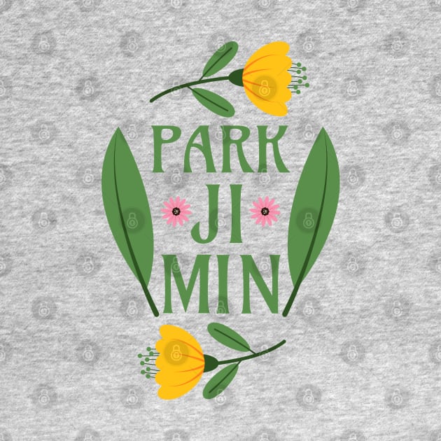 Park Jimin - Jimin BTS Army - Greenery Leaves by Millusti